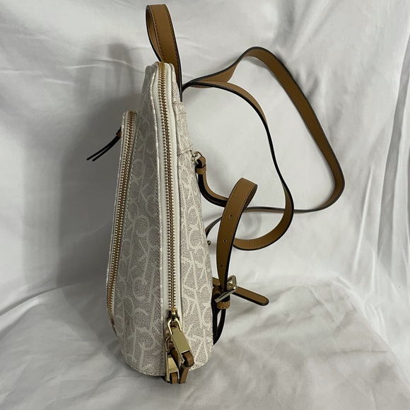 Calvin Klein backpack. Tan. Never used. With tags. - Picture 4 of 13